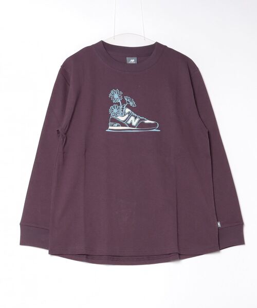 tシャツ ニューバランス New Balance ロングスリーブTシャツ_フラワーグラフィック レディース