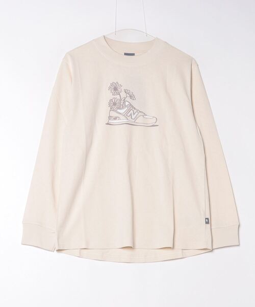 tシャツ ニューバランス New Balance ロングスリーブTシャツ_フラワーグラフィック レディース New Balance tシャツ ニューバランス ロングスリーブTシャツ_