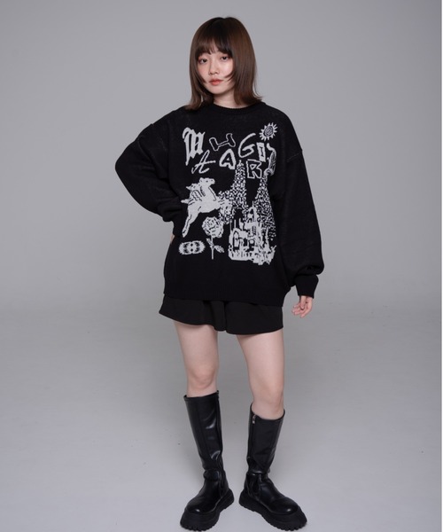 MAHAGRID（マハグリッド） トレーナー スウェット 「mahagrid