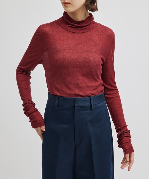 tシャツ テンセルカシミヤシアーカットソー レディース