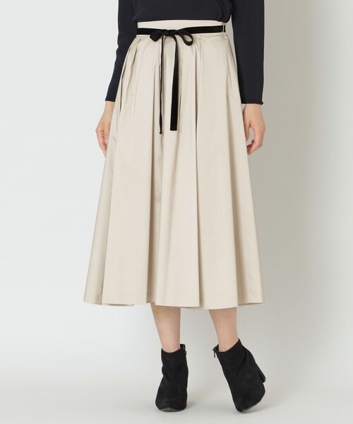 TO BE CHIC タフタスカート タフタストレッチ スカート(スカート)｜TO BE CHIC(トゥー ビー