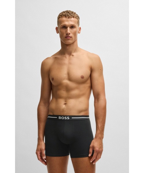 BOSS（HUGO BOSS） ボクサーパンツ 3パック ストレッチコットン