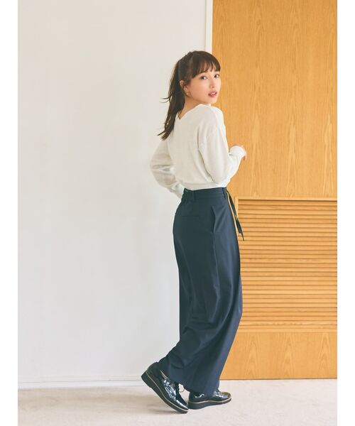 ニット セーター 2wayネックゆるニット「低身長・小柄女性」 レディース 2wayネックゆるニット | 小柄・低身長女性向けファッション通販
