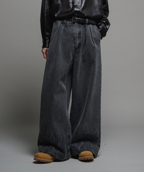 Casper John ジーンズ 13.5oz Baggy denim pants/13.5oz バギー