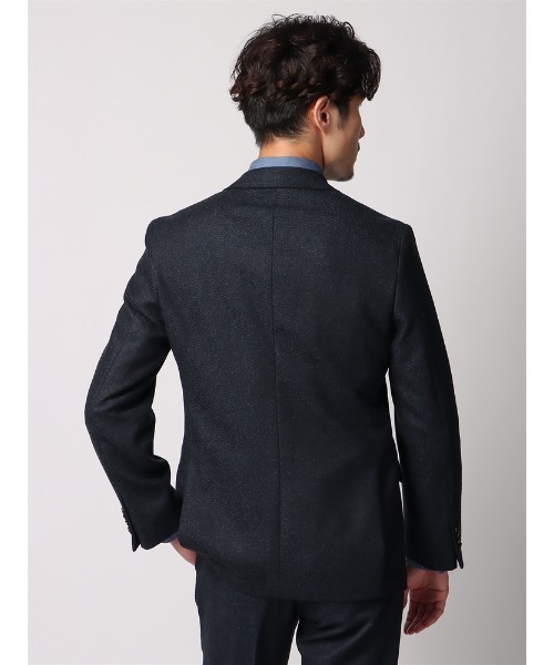 TAGLIATORE 秋冬ツイード テーラードジャケット 50R　ネイビー系 TAGLIATORE 秋冬ツイード テーラードジャケット 50R ネイビー系