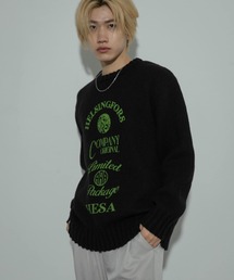 セーター ニット 「洗濯可」グラフィックプリントニット メンズ｜ZOZOTOWN Yahoo!店
