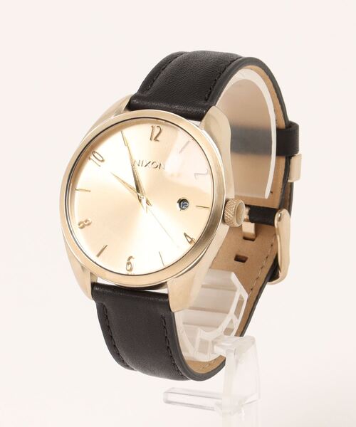 Thalia Nixon Gold Leather Watch Thalia Watch Rose Gold White