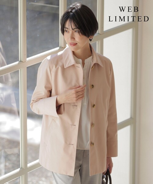 「大人気 新入荷 新品」に該当するファッション通販 超美品】J.PRESSステンカラーコートLグレージュ ジャケット・アウター