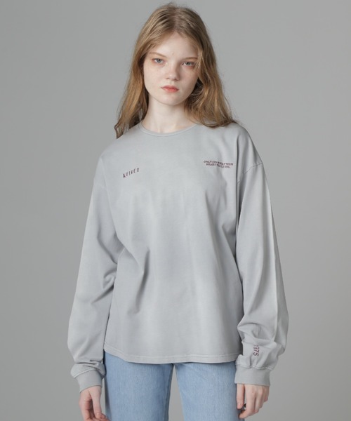 tシャツ 「Belle LINE」SPRAY L/S T-SHIRT/スプレー ロングスリーブTシャツ レディース メンズ