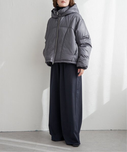 notch. ブルゾン アウター シャイニータフタフードジャケット