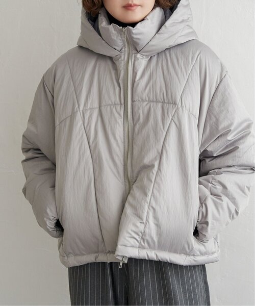 notch. ブルゾン アウター シャイニータフタフードジャケット