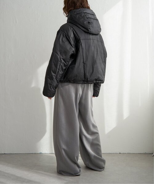 notch. ブルゾン アウター シャイニータフタフードジャケット