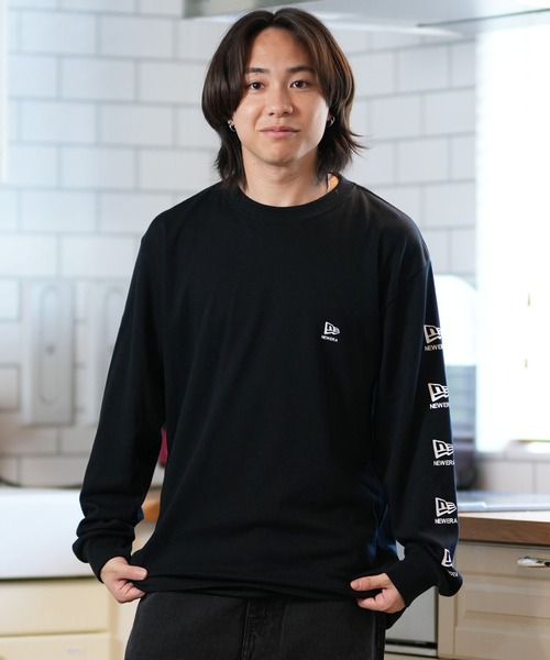 NEW ERA（ニューエラ） tシャツ 長袖Tシャツ/ロンT スリーブプリント