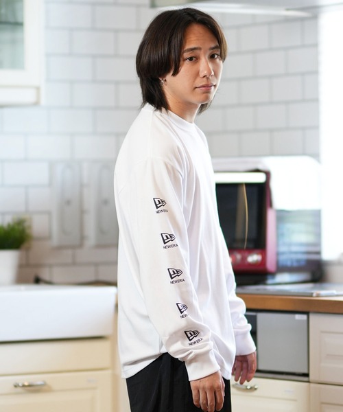 NEW ERA（ニューエラ） tシャツ 長袖Tシャツ/ロンT スリーブプリント