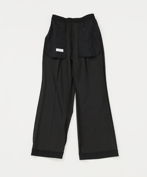SLOBE IENA パンツ Wジャージドロストブーティーラインパンツ