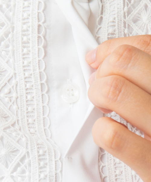 NARACAMICIE（ナラカミーチェ） ブラウス シャツ 「NARACAMICIE」衿