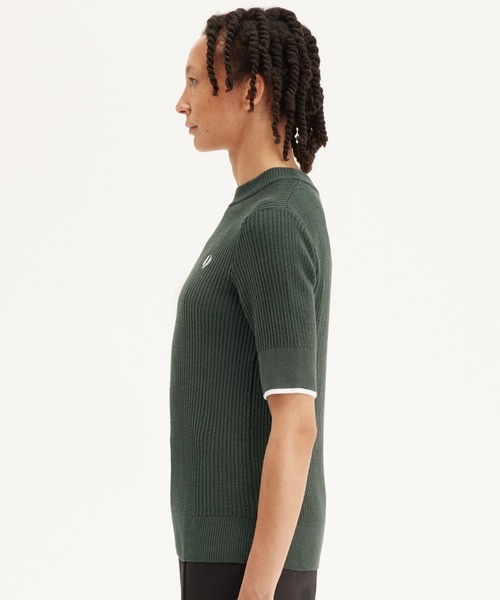 FRED PERRY tシャツ Mesh Knit T-Shirt/メッシュニットTシャツ FRED PERRY tシャツ Mesh Knit T-Shirt/メッシュニットTシャツ