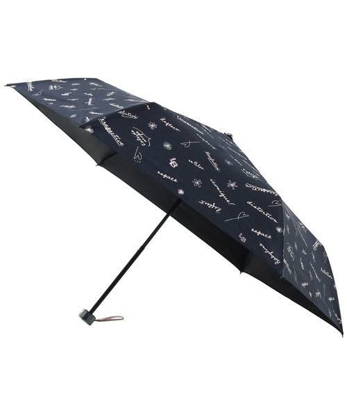 LANVIN en Bleu 日傘 折りたたみ傘 折り畳み 軽量 晴雨兼用 遮光