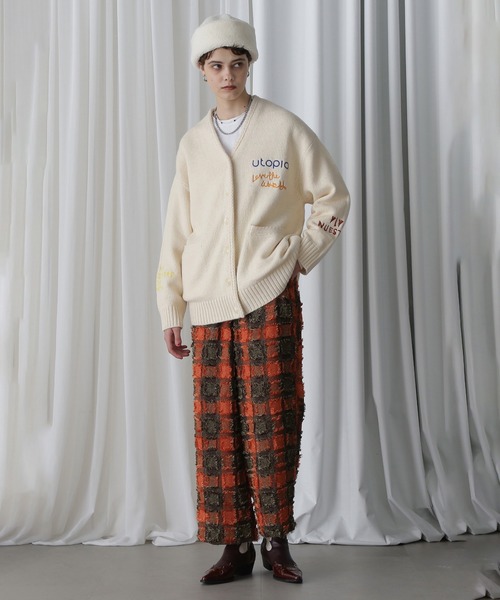 ROSE BUD（ローズバッド） カーディガン (GENE HEAVENS)エンブロイ