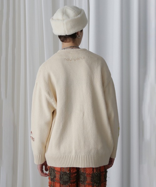 ROSE BUD（ローズバッド） カーディガン (GENE HEAVENS)エンブロイ