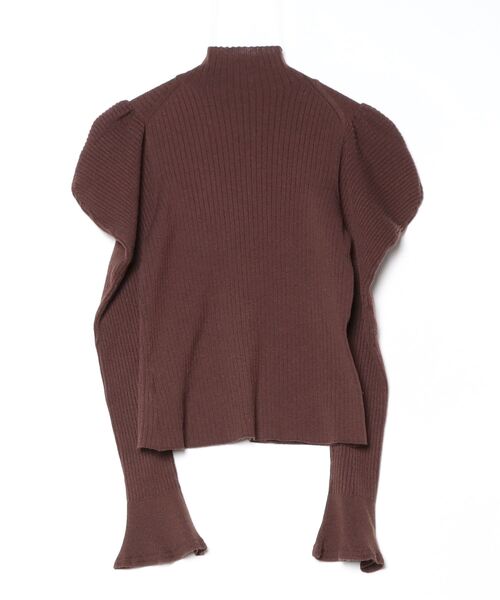 「Her lip to」 タートルネックニット S ブラウン レディース_画像2