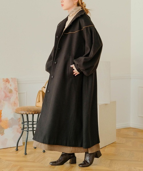 「Bab」 コート M ブラック レディース_画像4