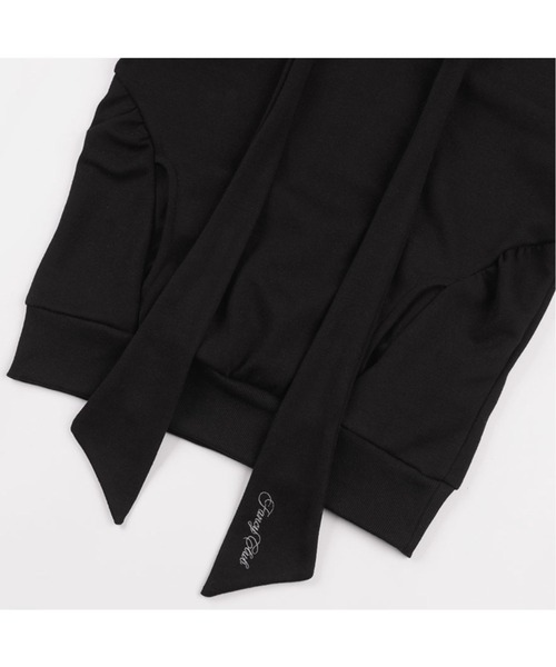 fancy club Puff Round Scarf Hoodie ブラック FANCY CLUB】PUFF ROUND SCARF HOODIE / 【ファンシークラブ