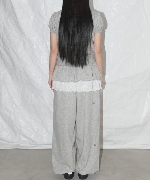 FANCY CLUB パーカー 「FANCY CLUB」PUFF ROUND SCARF HOODIE
