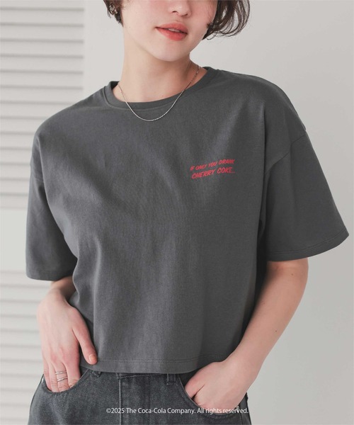 titivate tシャツ チェリーコーククロップドTシャツ レディース