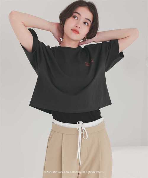 titivate tシャツ チェリーコーククロップドTシャツ レディース
