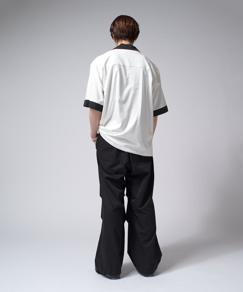 Lui's シャツ バンブーレーヨンボーリングシャツ メンズ
