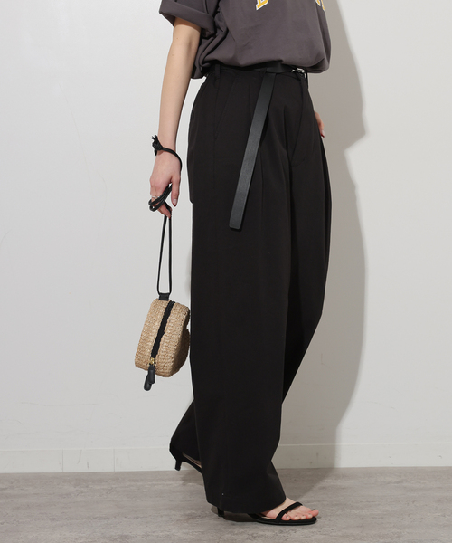 未使用品 ＊JOURNAL STANDARD relume✨コットンパンツ JOURNAL STANDARD relume パンツ コットンツイル2タックパンツ