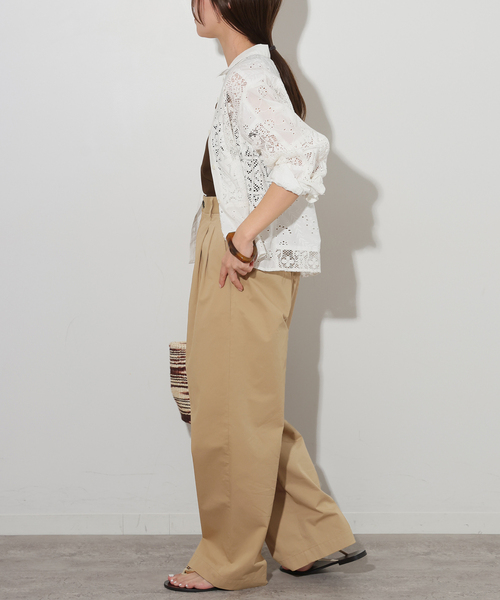 JOURNAL STANDARD relume コットンツイル2タックパン コットンツイル2タックパンツ | ジャーナルスタンダード