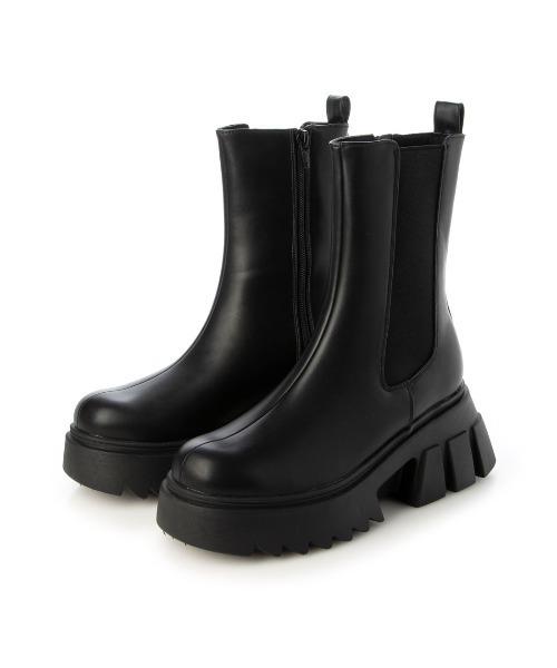 「Realta」 ショートブーツ L ダークブラウン レディース_画像4