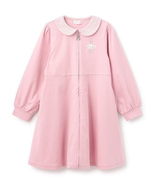 mezzo piano ワンピース 「バレエ」衿つき 前開きカット