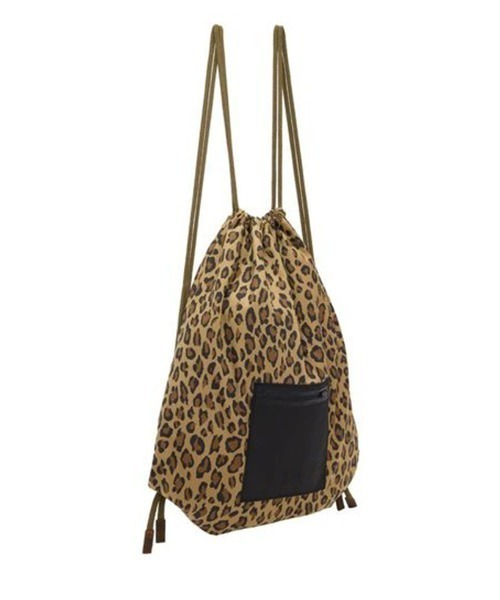 THE SHISHIKUI ナップサック　レオパード　ヒョウ柄　非売品 ワールドペガサス×SHRITAコラボ ナップサック ヒョウ柄