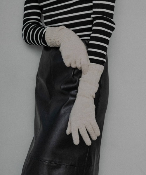 「William Brunton Hand Knits」 手袋 - ブラック系その他 レディース_画像4