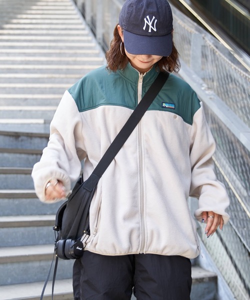 「Franklin Climbing」 ジップアップブルゾン LARGE アイボリー メンズ_画像2