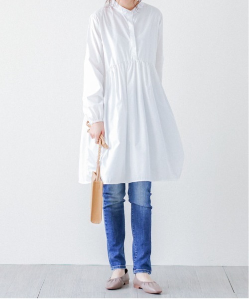 人気海外ブランドアイテム｜ファッション通販 チュニック ギャザーチュニックブラウス : ZOZOTOWN Yahoo!店 ワンピース