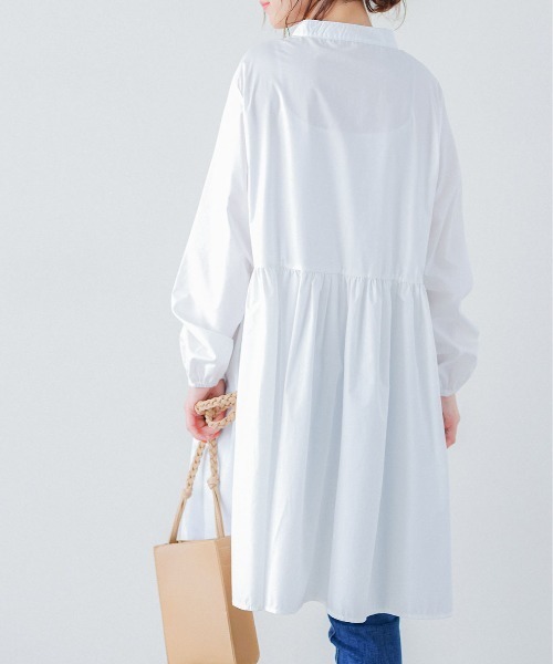チュニック ギャザーチュニックブラウス : ZOZOTOWN Yahoo!店