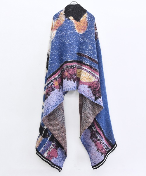 STOF（ストフ） ストール マフラー STAR MOHAIR KNIT BLANKET メンズ