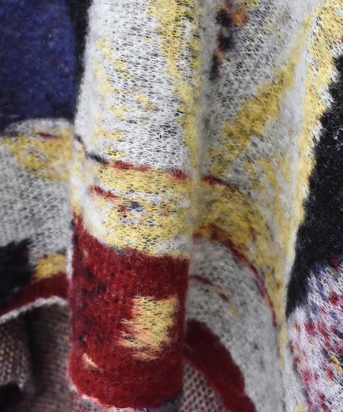 STOF（ストフ） ストール マフラー STAR MOHAIR KNIT BLANKET メンズ