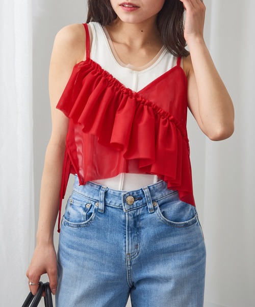 MAGASIN DE MODE Chou キャミソール 「MAGASIN Chou」チュール