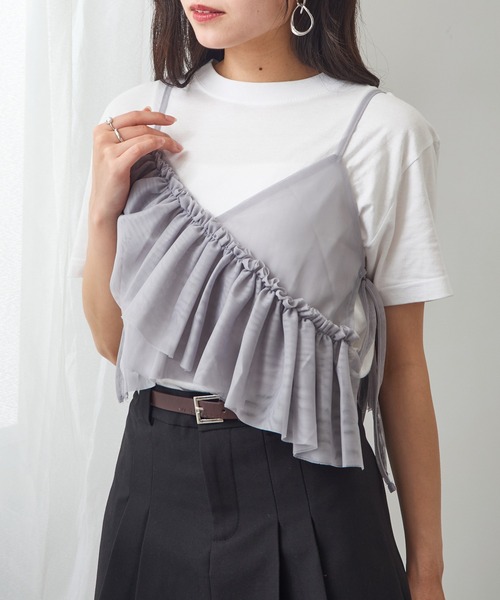 MAGASIN DE MODE Chou キャミソール 「MAGASIN Chou」チュール
