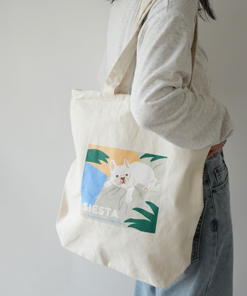 Port（ポート） トートバッグ 「 」 アニマル ロゴ グラフィック