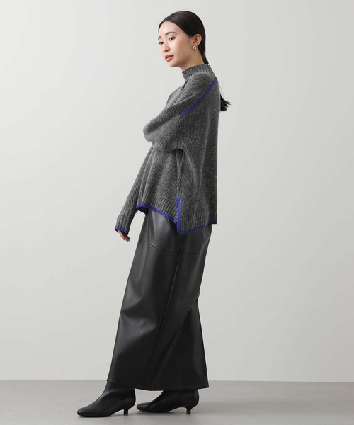 「Acuta」 タートルネックニット FREE オートミール レディース_画像3