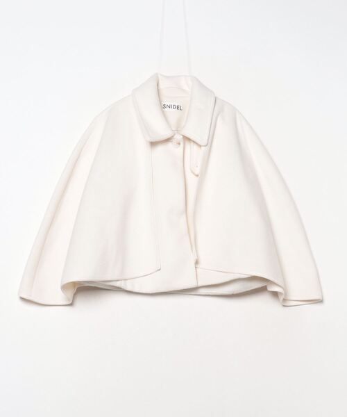 SNIDEL（スナイデル） ポンチョコート ONE SIZE ホワイト レディース