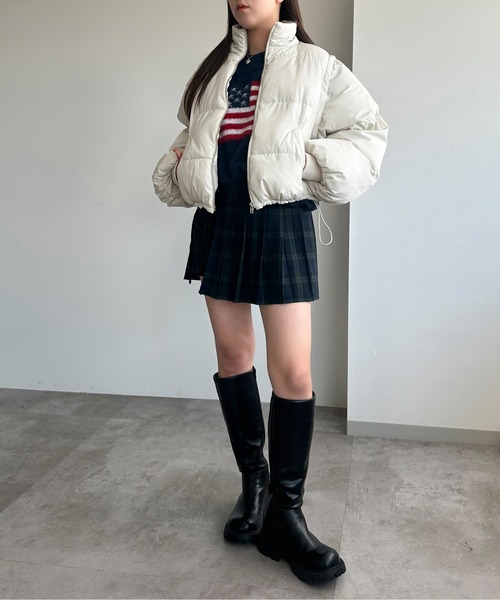 「apres jour mignon」 ブルゾン X-LARGE チャコールグレー レディース_画像3