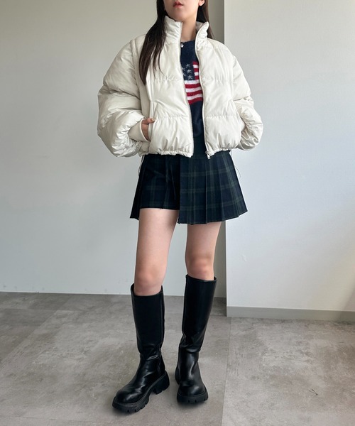 「apres jour mignon」 ブルゾン X-LARGE チャコールグレー レディース_画像4