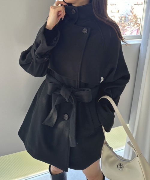 OLIVE des OLIVE（オリーブデオリーブ） ステンカラーコート FREE